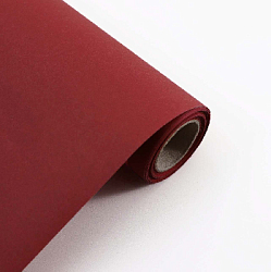 Цветная крафт бумага в рулонах 80г 58см х 8м, бордовый
