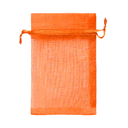 Мешочек из органзы 35 х 50 см оранжевый